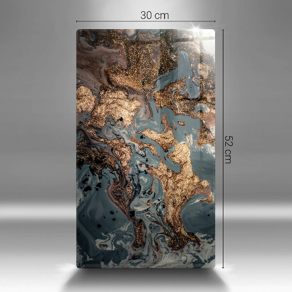 Tocător de bucătărie Stâncă decorativă cu aur