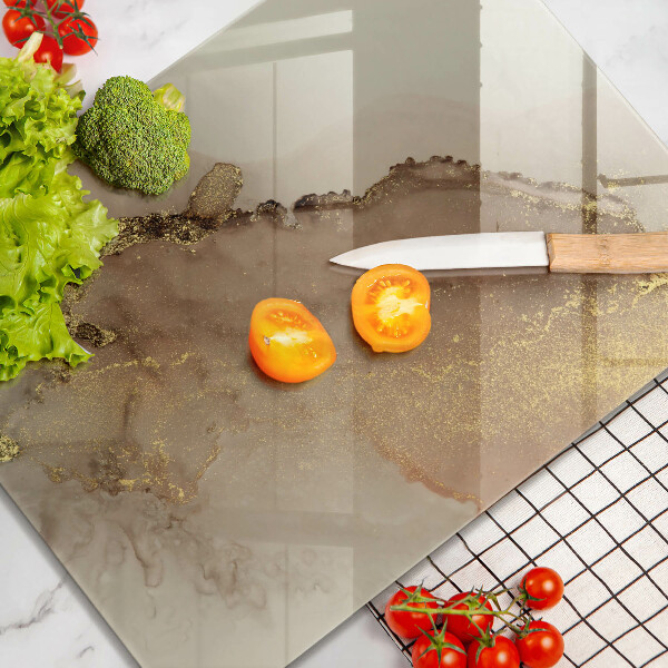 Tocător de bucătărie Abstracția aurului