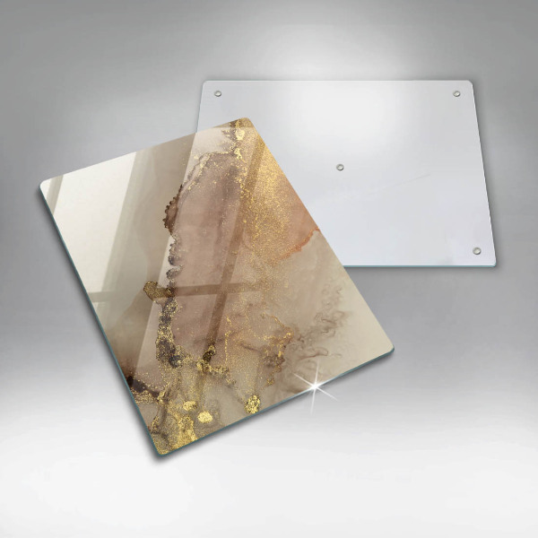 Tocător de bucătărie Abstracția aurului