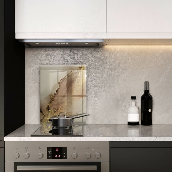 Tocător de bucătărie Abstracția aurului