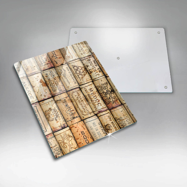 Tocător de bucătărie dopuri de vin vechi