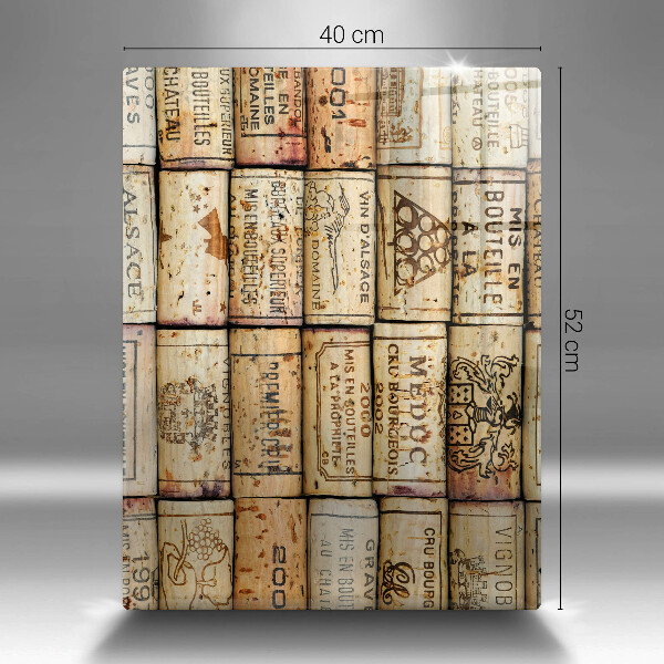 Tocător de bucătărie dopuri de vin vechi