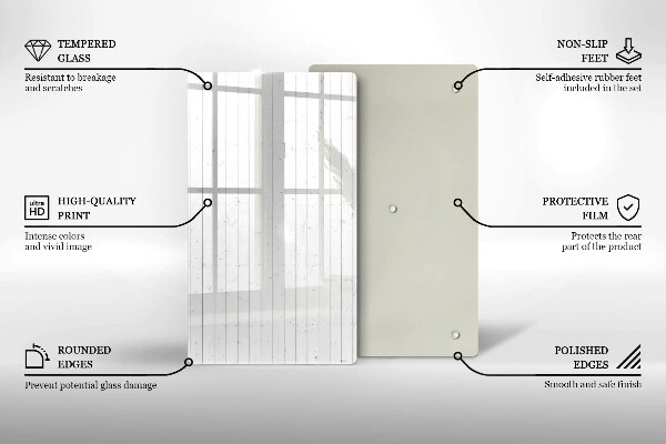 Tocător de bucătărie Placi moderne luminoase