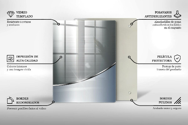 Tocător de bucătărie Placi moderne luminoase