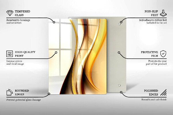 Tocător de bucătărie Abstracția pietrei