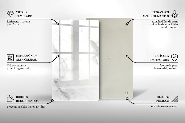 Tocător de bucătărie Marmură modernă