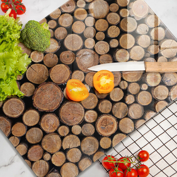 Tocător de bucătărie Trunchiuri de copaci