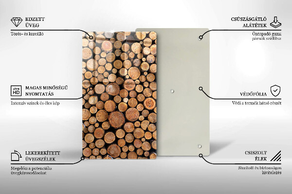 Tocător de bucătărie Trunchiuri de copaci