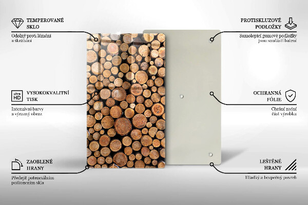 Tocător de bucătărie Trunchiuri de copaci