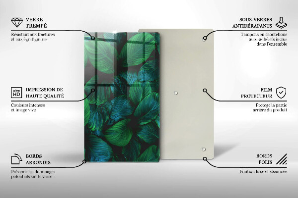 Tocător de bucătărie Frunzele junglei