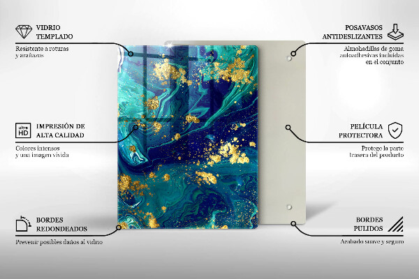 Tocător de bucătărie Frunzele junglei