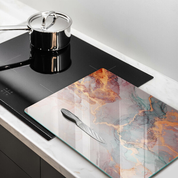 Tocător de bucătărie Marmură cu aur