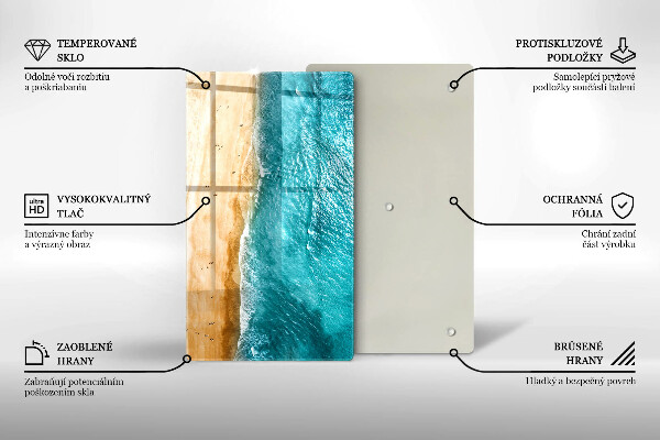 Tocător de bucătărie Plaja mal si mare