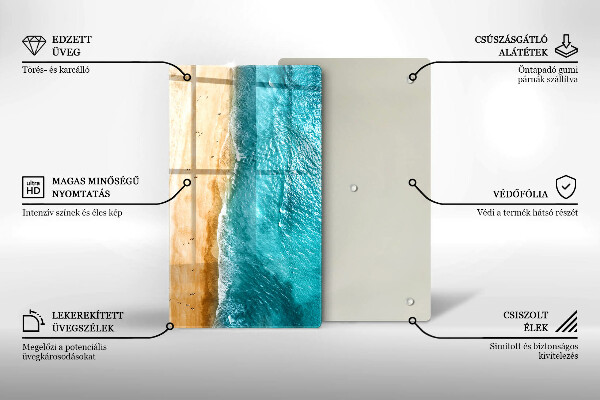 Tocător de bucătărie Plaja mal si mare