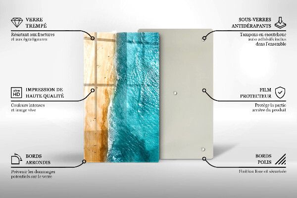 Tocător de bucătărie Plaja mal si mare