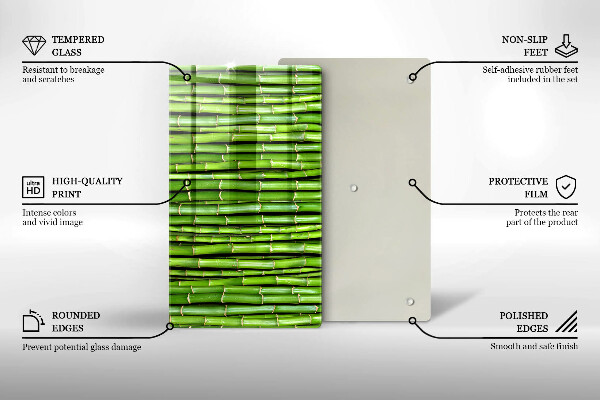 Tocător de bucătărie bambus din natură