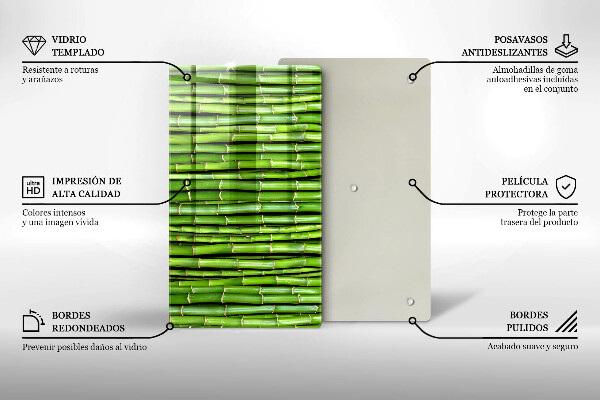 Tocător de bucătărie bambus din natură