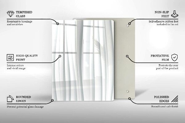 Tocător de bucătărie Monstera pleacă