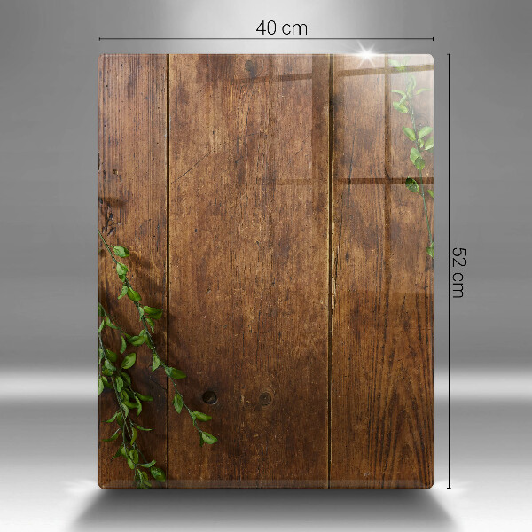 Tocător de bucătărie Scânduri și frunze de lemn