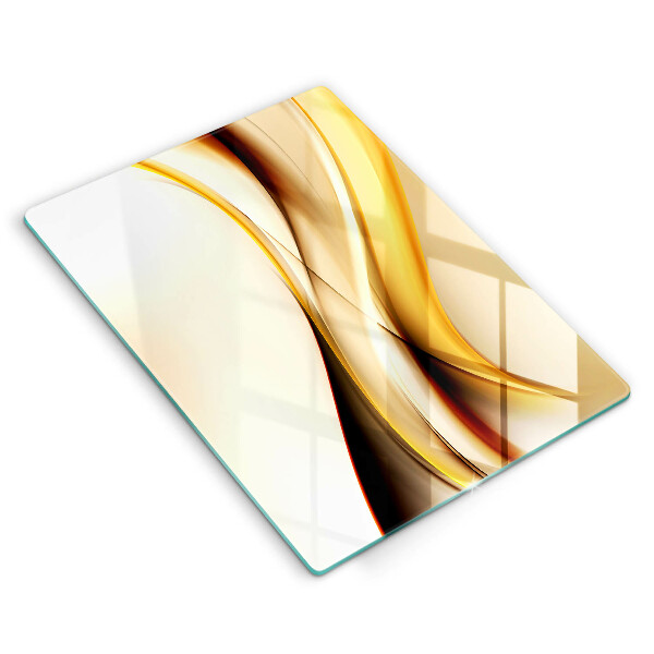 Tocător de bucătărie Linii de fum abstracte