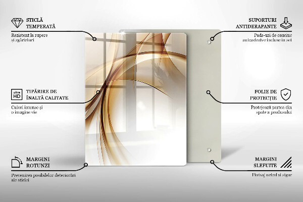 Tocător de bucătărie Flori roz de primăvară