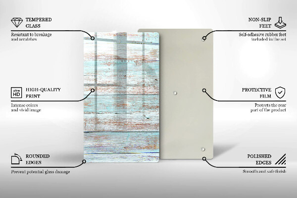 Tocător de bucătărie Placi vechi de epocă