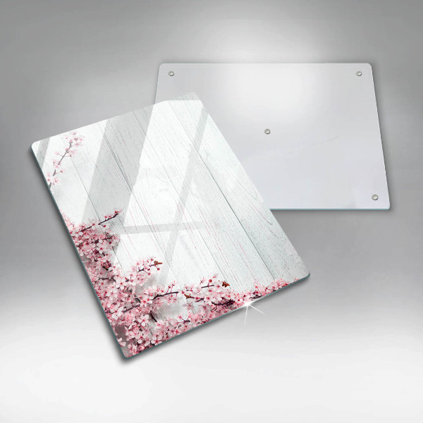 Tocător de bucătărie Flori pe scânduri