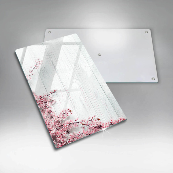 Tocător de bucătărie Flori pe scânduri