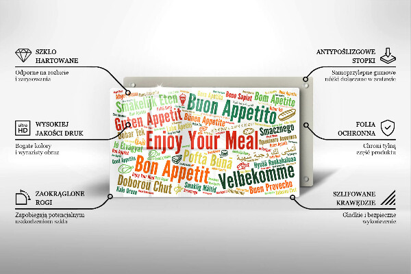 Tocător din sticlă Subtitrări Bon appetit limbi