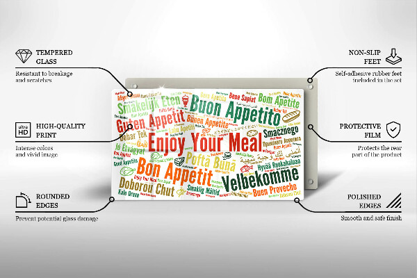 Tocător din sticlă Subtitrări Bon appetit limbi