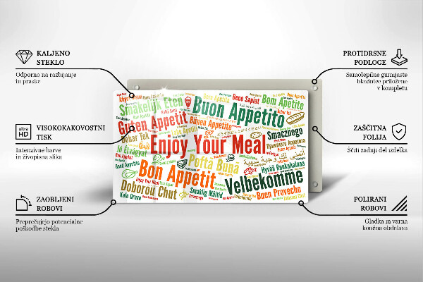 Tocător din sticlă Subtitrări Bon appetit limbi