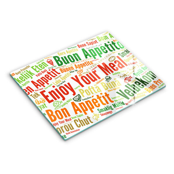 Tocător din sticlă Subtitrări Bon appetit limbi