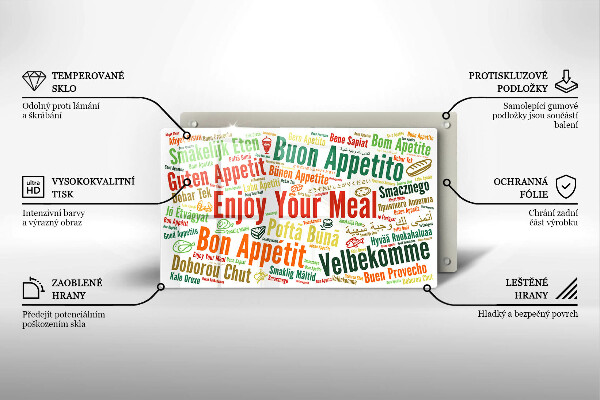 Tocător din sticlă Subtitrări Bon appetit limbi