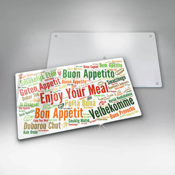 Tocător din sticlă Subtitrări Bon appetit limbi