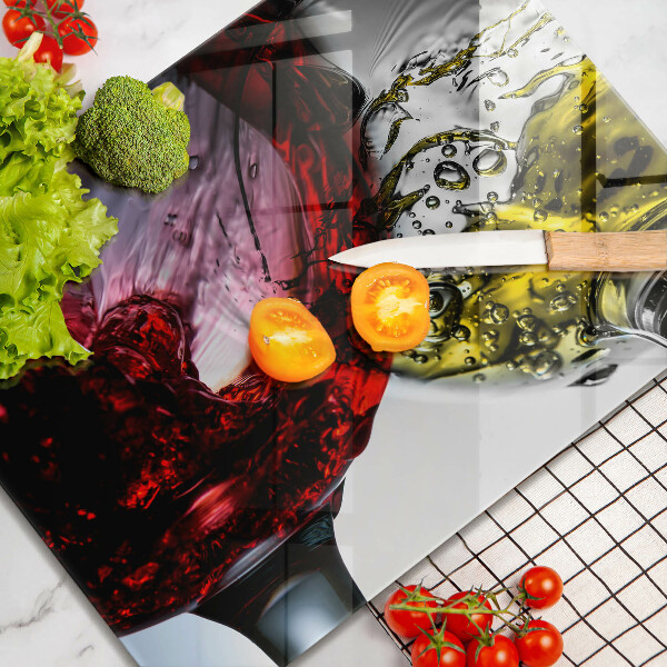 Tocător din sticlă Pahare de vin