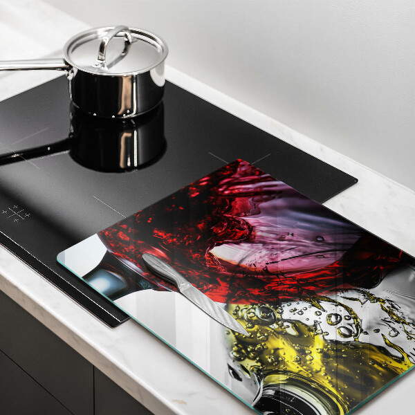 Tocător din sticlă Pahare de vin