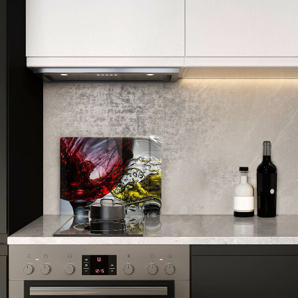 Tocător din sticlă Pahare de vin