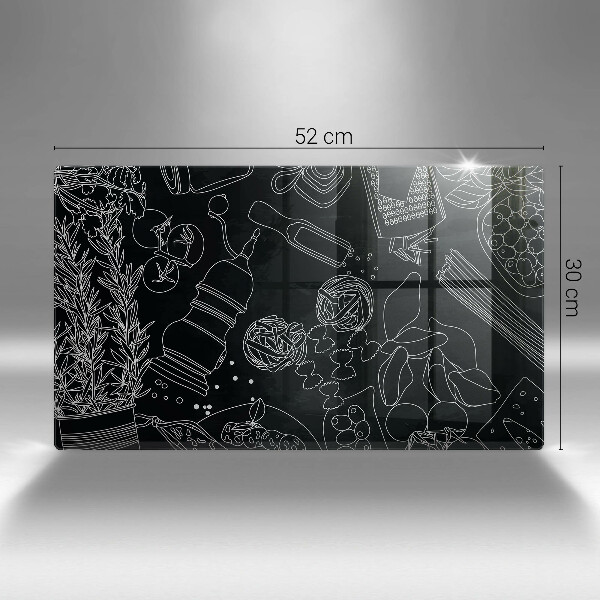 Tocător din sticlă Accesorii pentru bucatarie