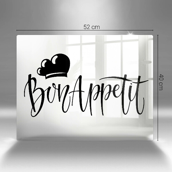 Tocător din sticlă Bon Appetit