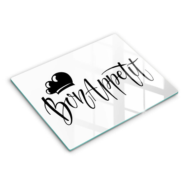 Tocător din sticlă Bon Appetit