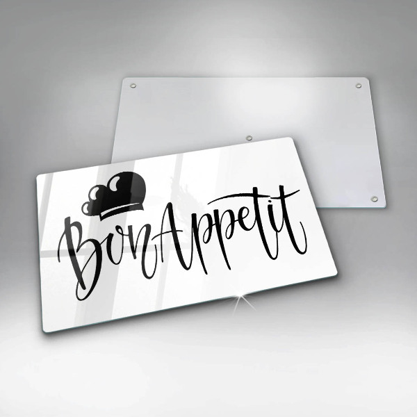 Tocător din sticlă Bon Appetit