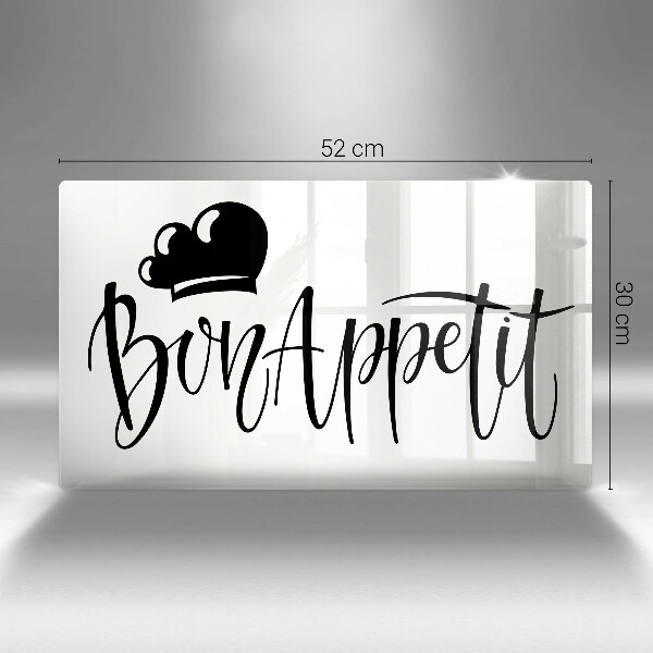 Tocător din sticlă Bon Appetit