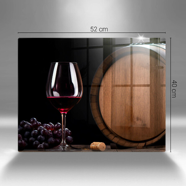 Tocător din sticlă Pahar de vin butoi