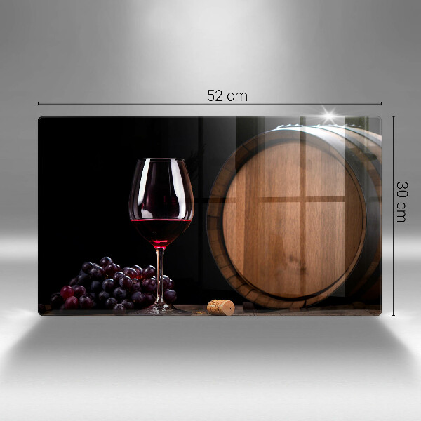 Tocător din sticlă Pahar de vin butoi