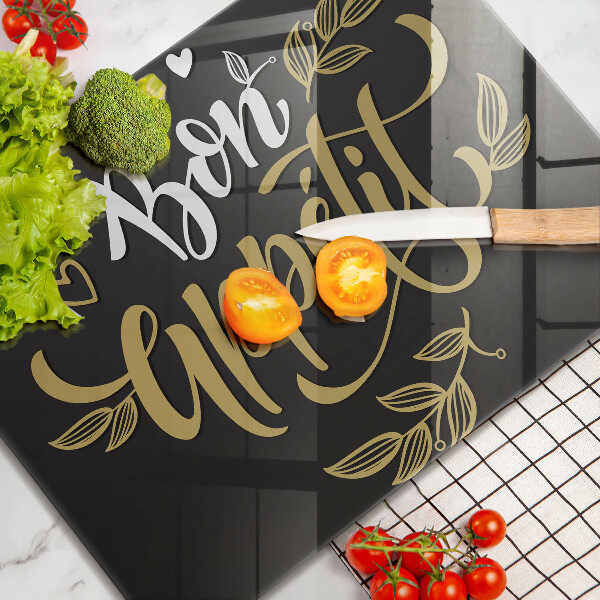 Tocător din sticlă Bon Appetit