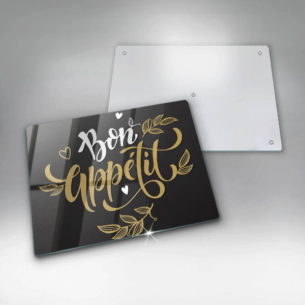 Tocător din sticlă Bon Appetit