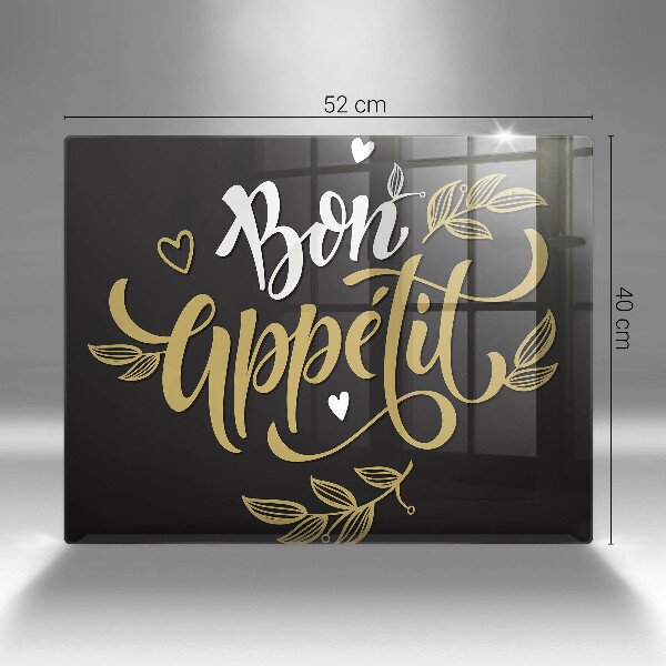Tocător din sticlă Bon Appetit
