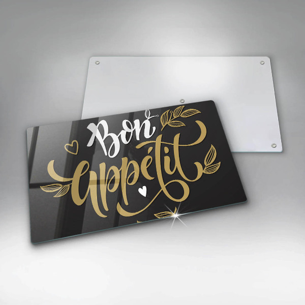 Tocător din sticlă Bon Appetit