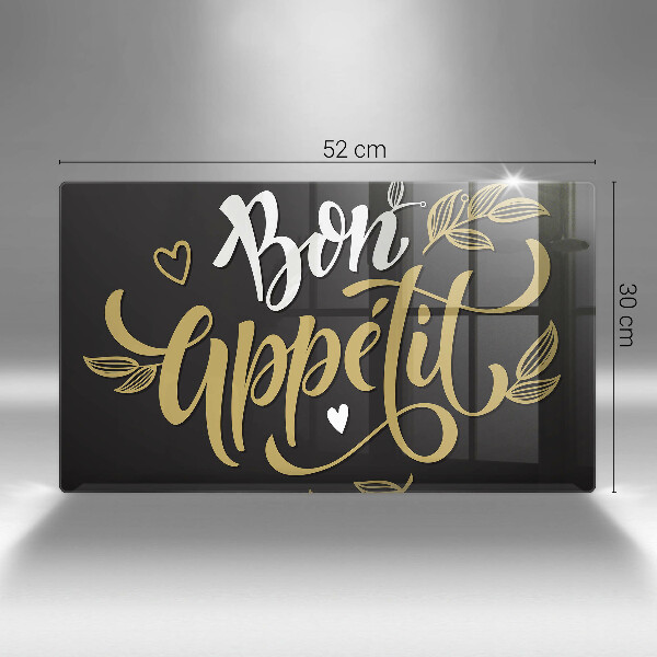Tocător din sticlă Bon Appetit