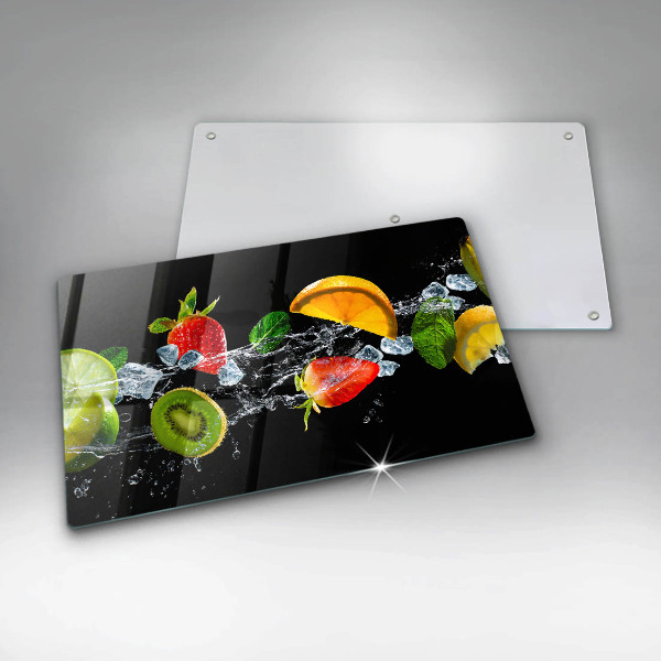 Tocător din sticlă Fructe în apă